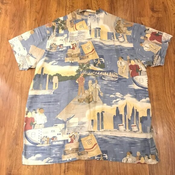Vintage Nautica Hawaiian cruise Shirt - Picture 4 of 4